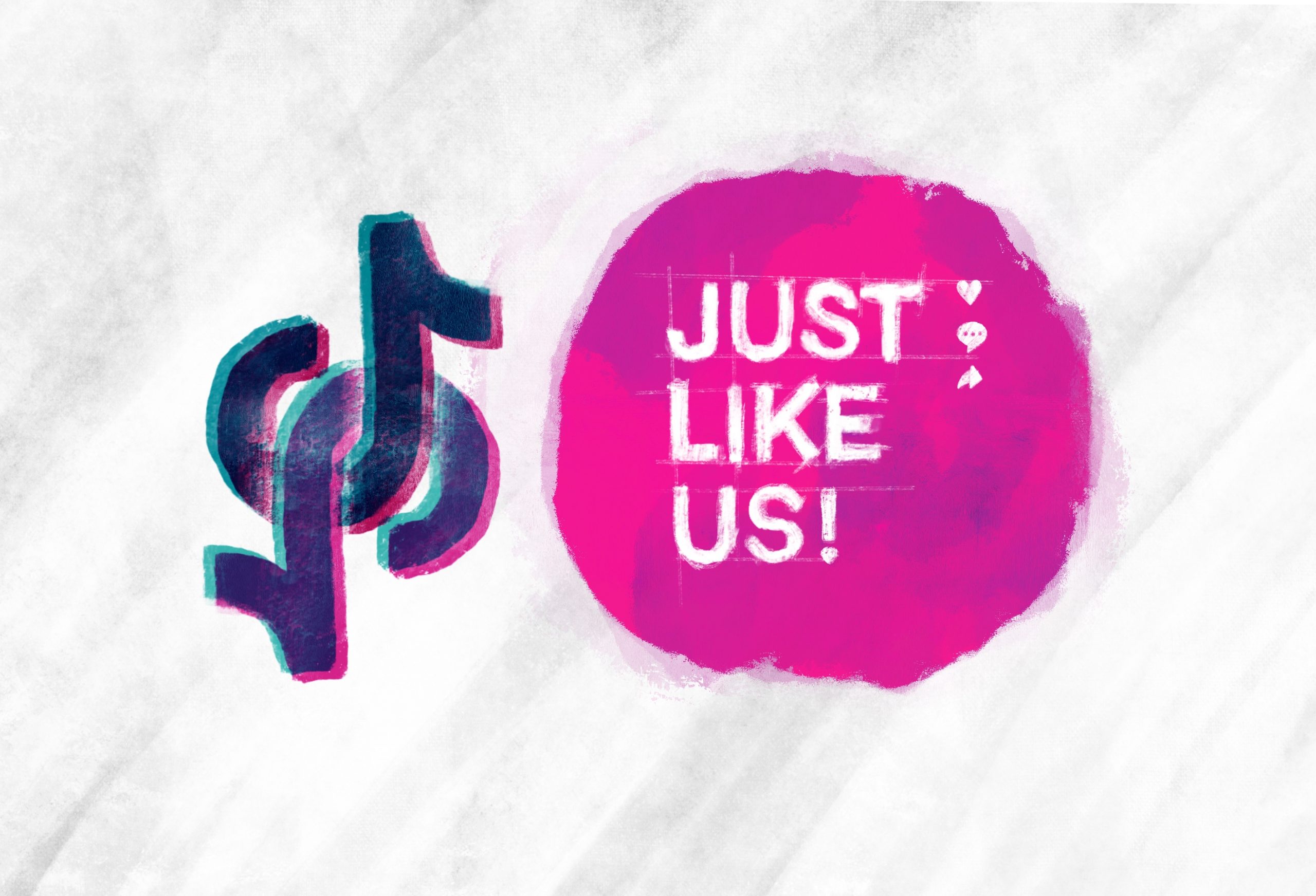 Visual des Projektes ''Just like us!''